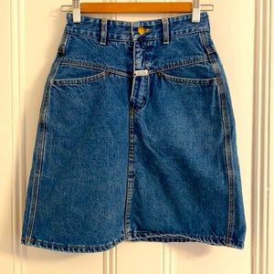 Vintage Marithe & Francois Girbaud denim skirt